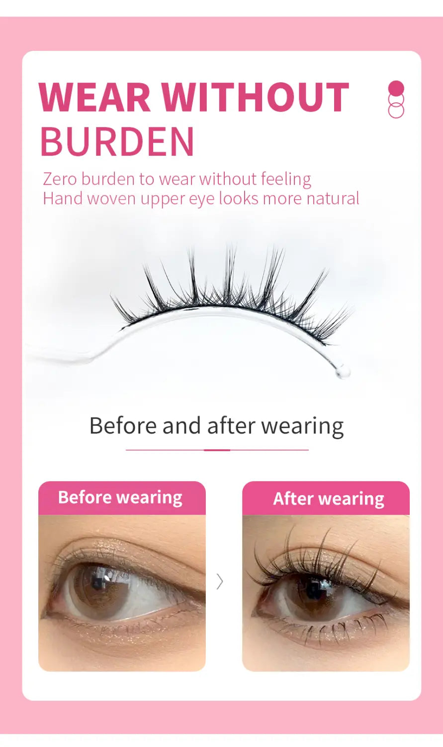 Faux Cils Style Manga Naturel - Barbie Beauty Parlants