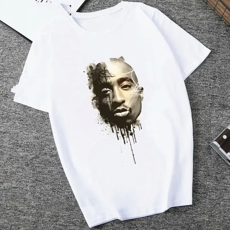 Tee-shirt Modal Imprimé Tupac