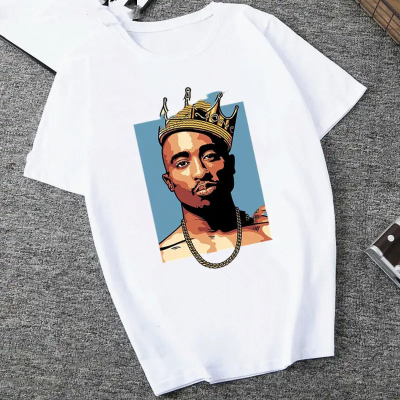 Tee-shirt Modal Imprimé Tupac