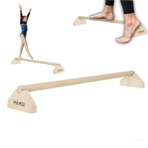 MAMOI 100 cm poutre d'équilibre, pierres d'équilibre, balance beam, poutre d'équilibre, pierres d'équilibre pour enfants et adultes.-0