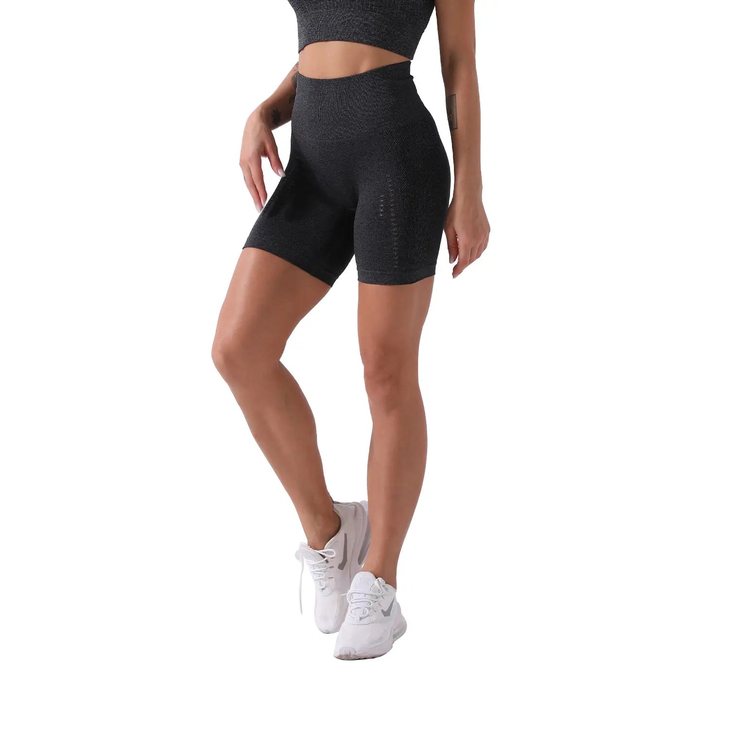 Shorts de fitness de yoga sans couture pour femmes