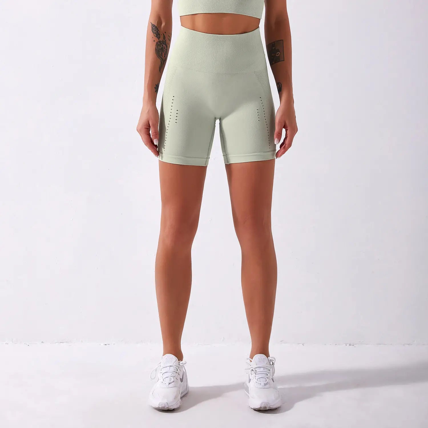 Shorts de fitness de yoga sans couture pour femmes