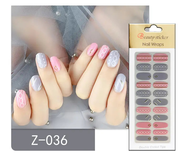 Stickers pour ongles glamours