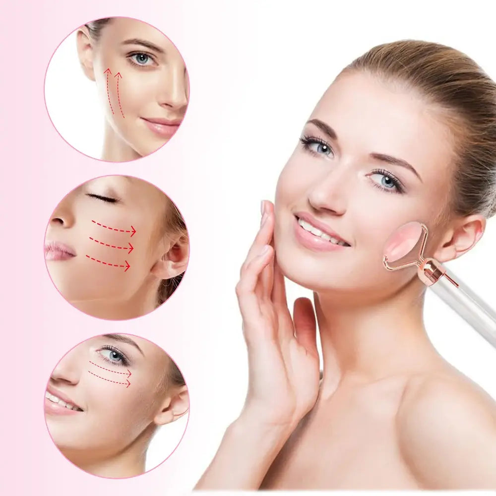 Rouleau facial vibrant