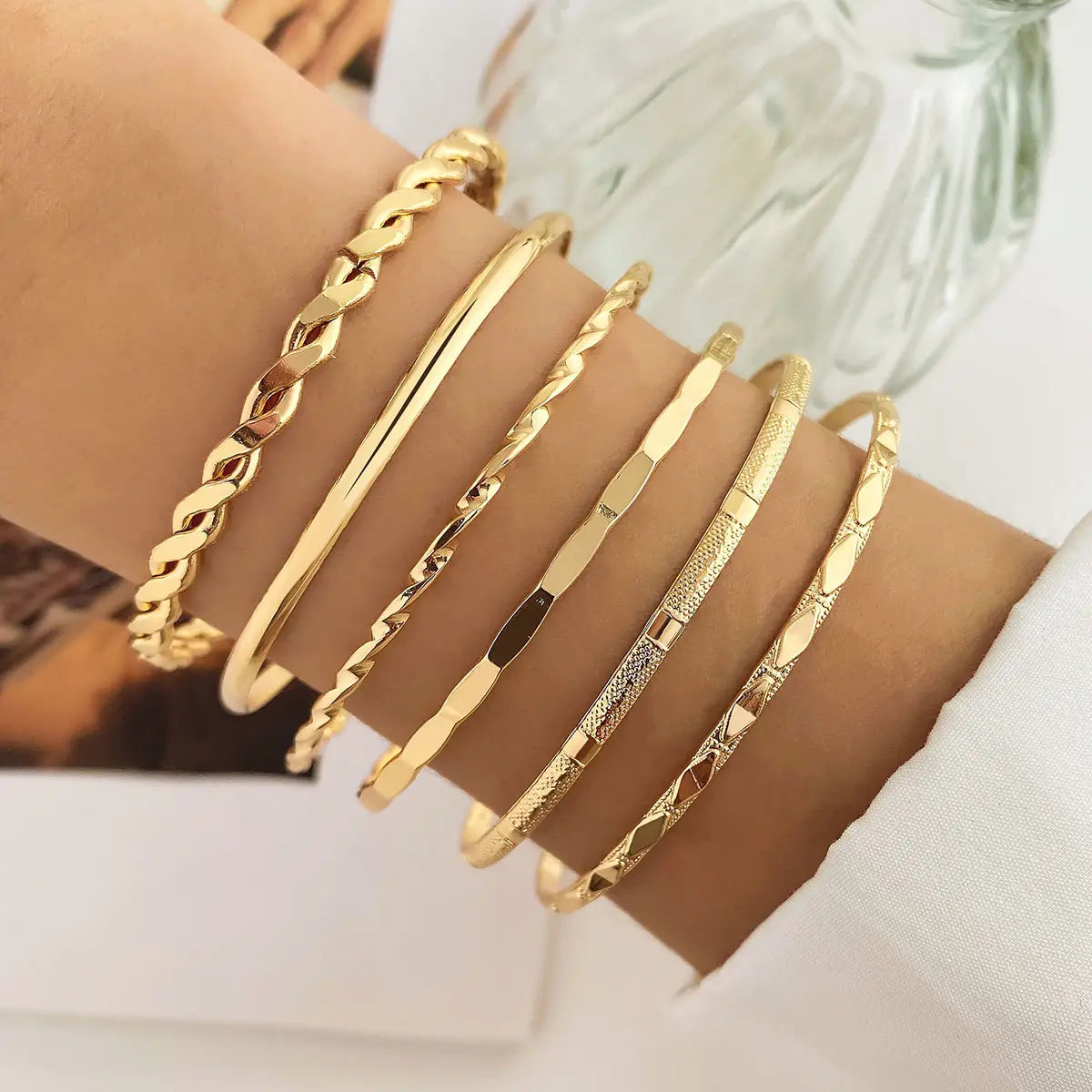 Ensemble de Bracelets Géométriques