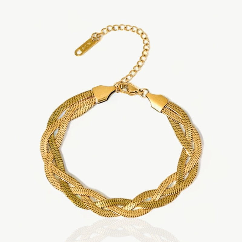 Bracelet en Chaîne d’Os de Serpent Luxe