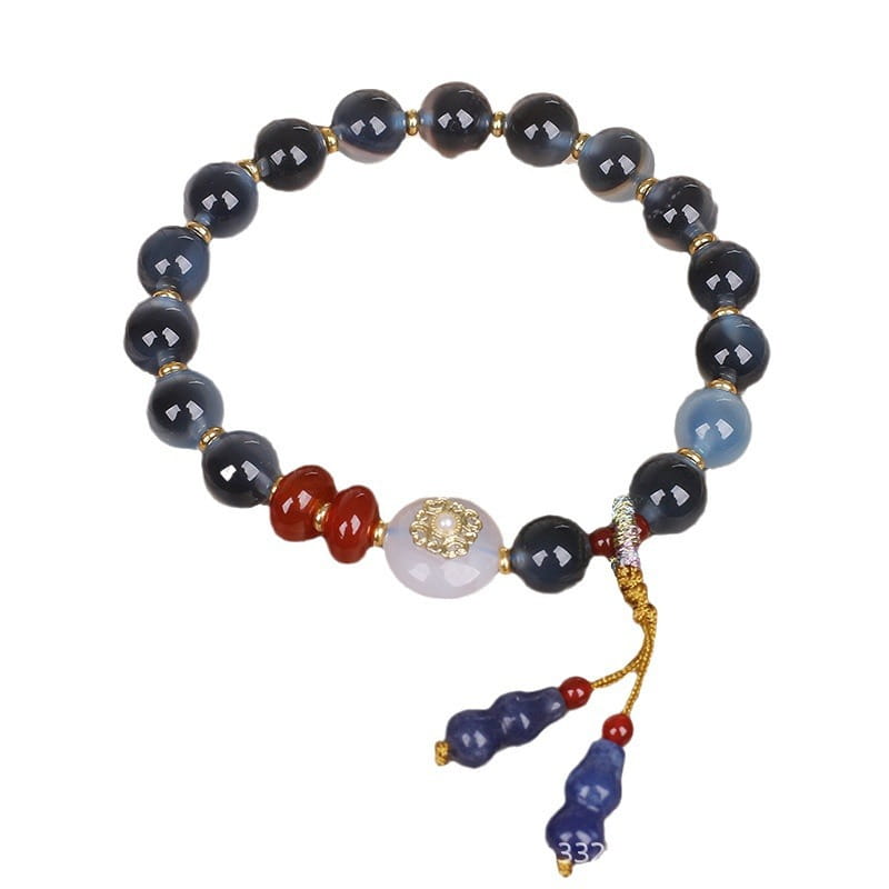 Bracelet en Agate Bleue pour Femmes