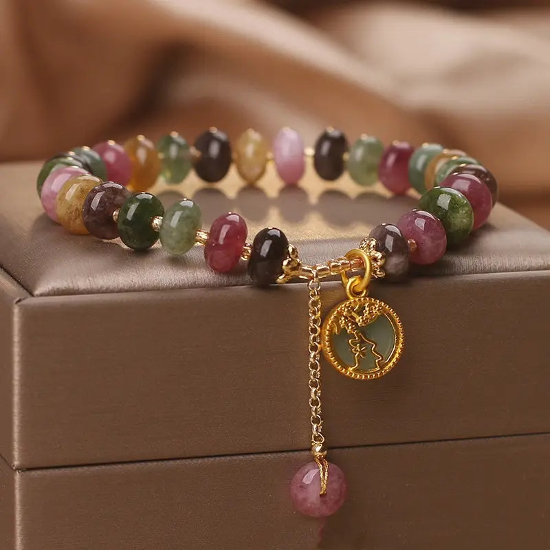 Bracelet Tourmaline Naturelle Zodiac