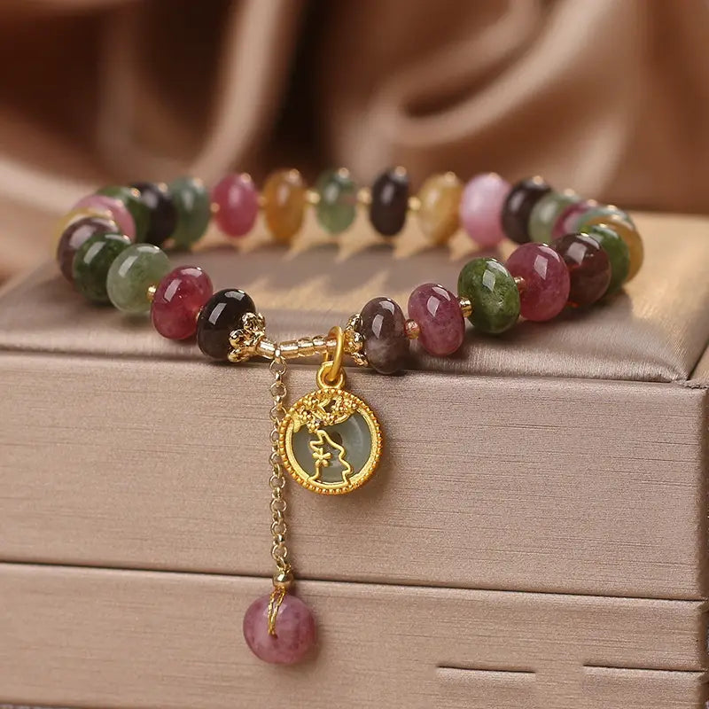 Bracelet Tourmaline Naturelle Zodiac