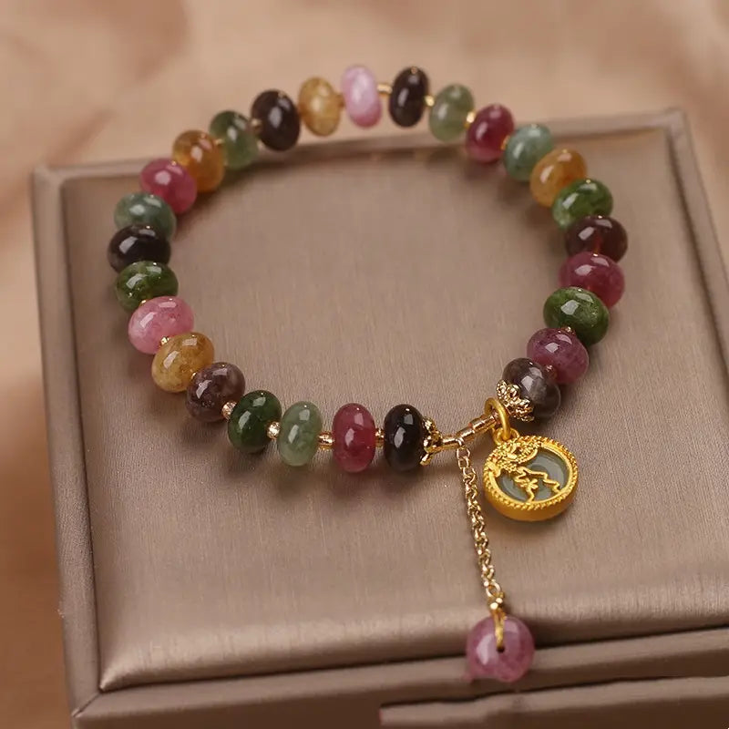 Bracelet Tourmaline Naturelle Zodiac