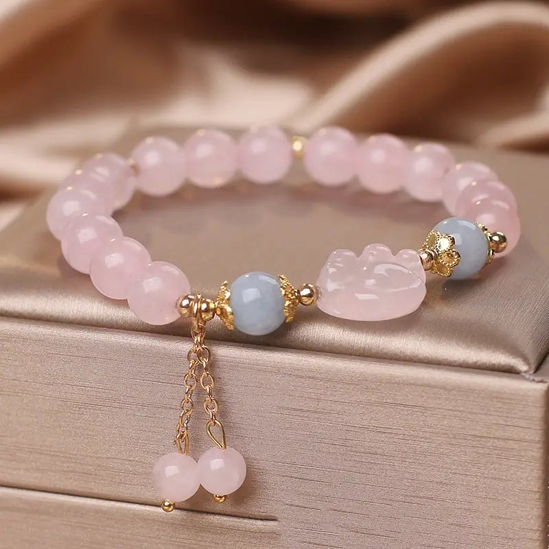 Bracelet Chat Rose Zodiac