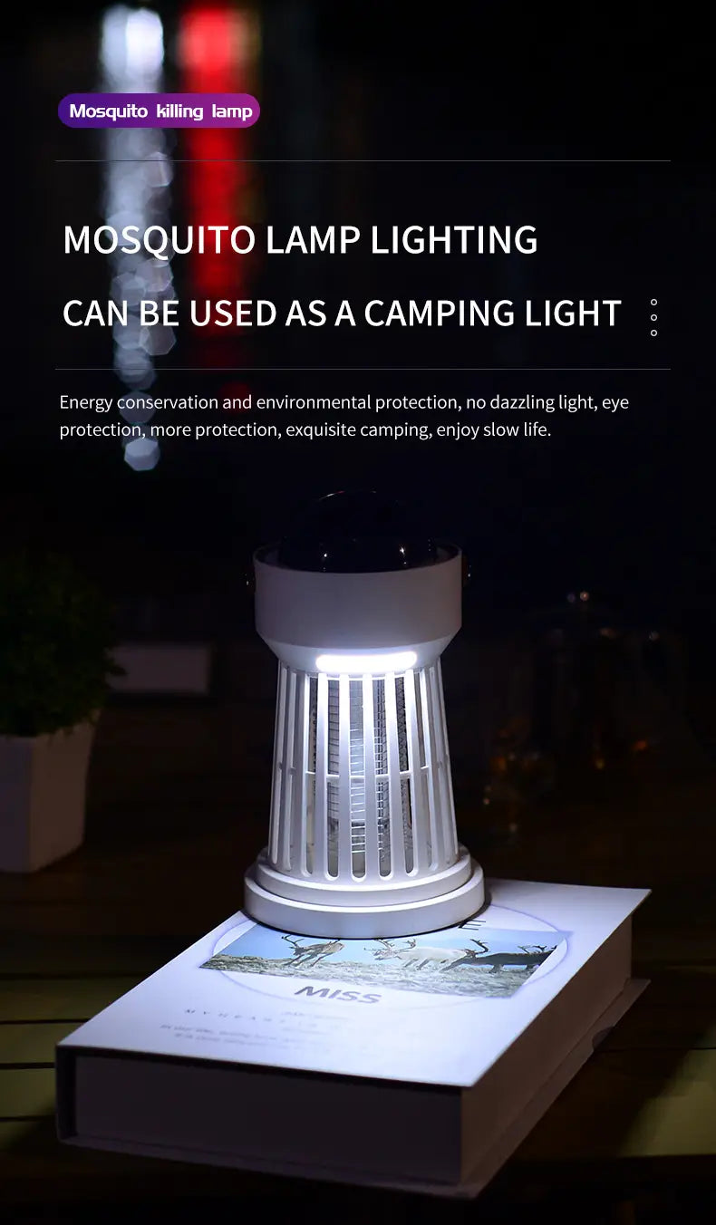 Lampe 2 en 1 avec Batterie Intégrée