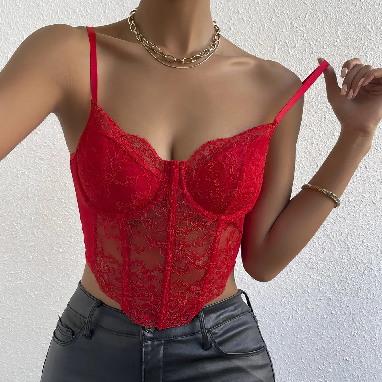 Bustier en Dentelle Tailles XS- L