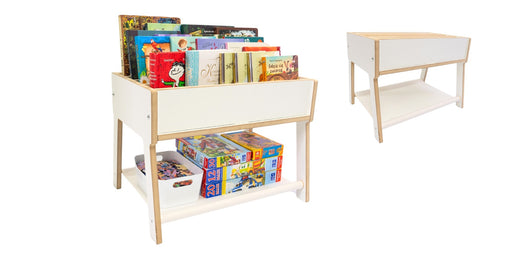 MAMOI® bibliothèque pour enfants en bois, étagère pour enfants, étagère pour livres d'enfants, support de livres, étagère et étagère murale pour chambre d'enfants. Book Shelf.-0