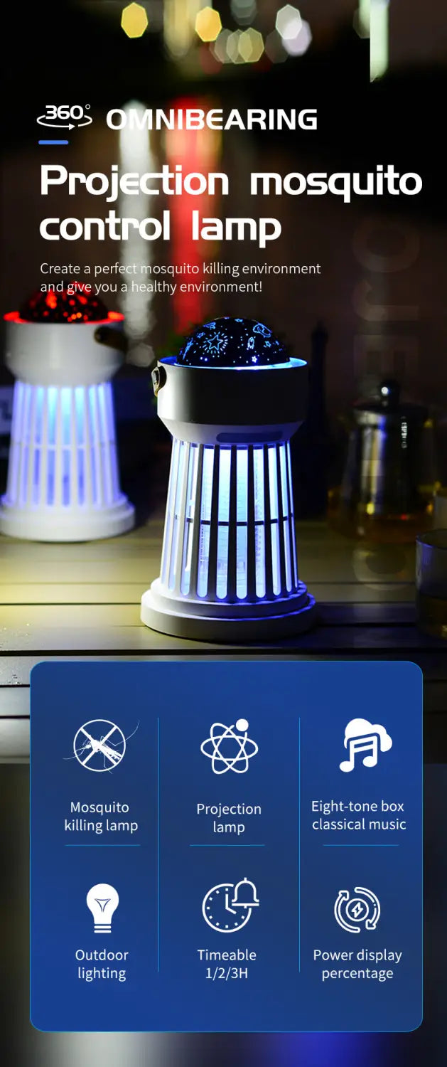 Lampe 2 en 1 avec Batterie Intégrée