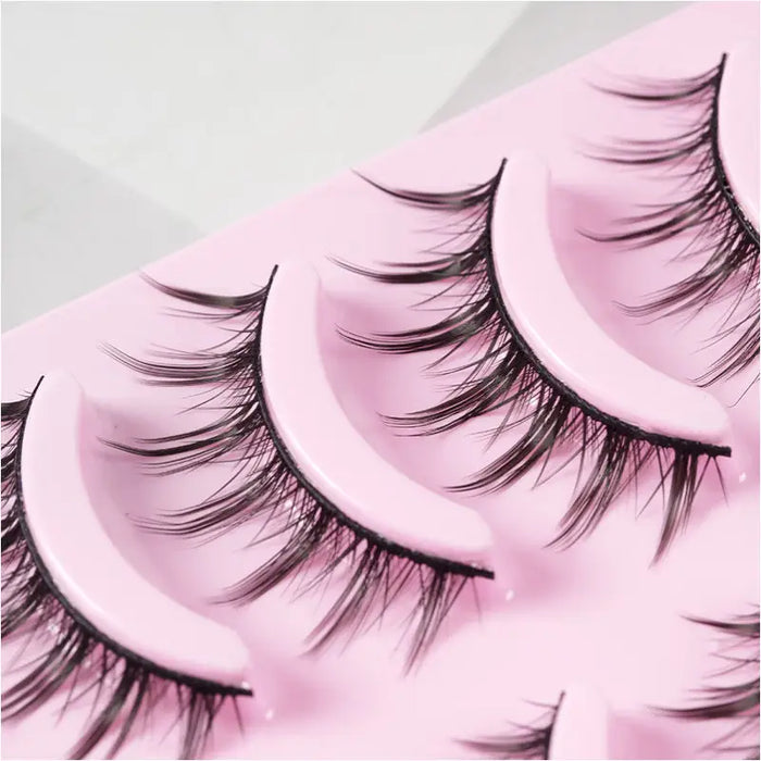 5 paires de Faux cils Style Manga nouvelle Cosplay naturel