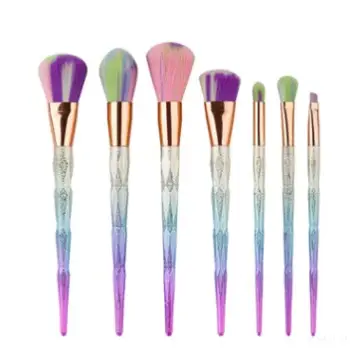 7 pinceaux de maquillage Motif Diamant - 7 couleurs