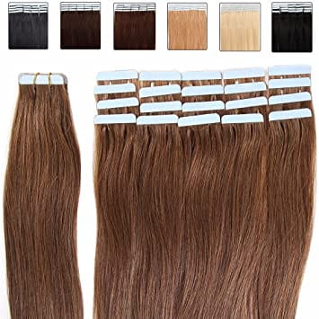 Extensions de cheveux bande adhésive - 32 pièces