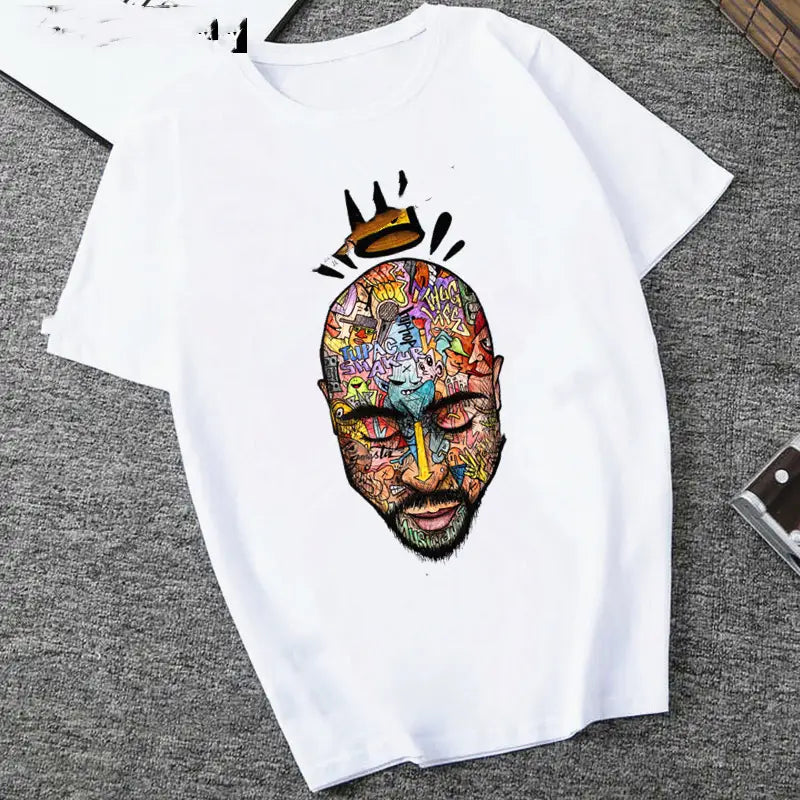 Tee-shirt Modal Imprimé Tupac