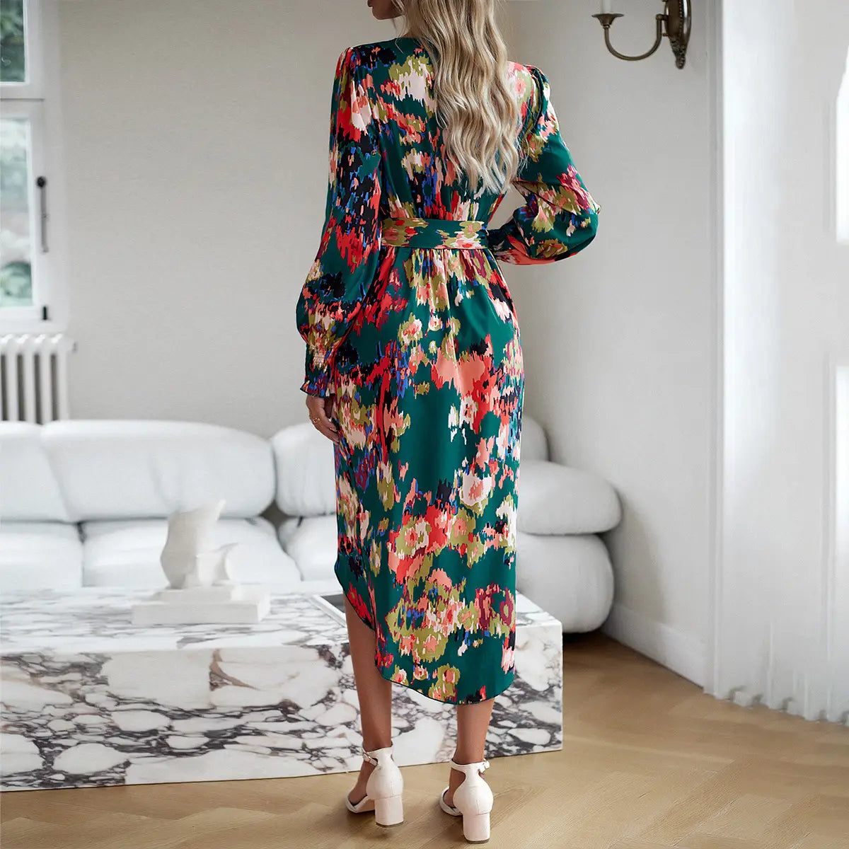 Robe Élégante Automne en Polyester