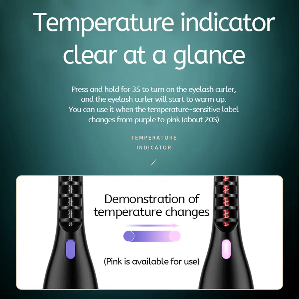 Recourbe-cils électrique facile à utiliser