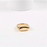 Abella - Bent Engagement Ring Gold-3