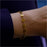 Achaz - Coffee Bean Bracelet Gold-1