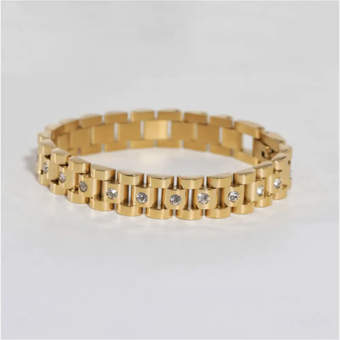 Ahern - Statement Chain Bracelet Gold-0