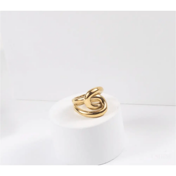 Anatolii - Celtic Knot Ring Gold-0