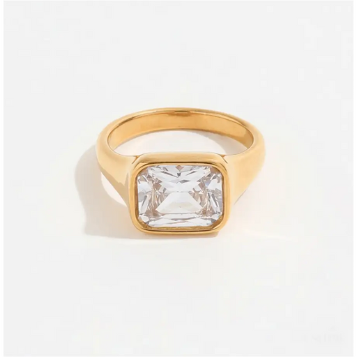 Andrei - Women’s Diamond Signet Ring-1