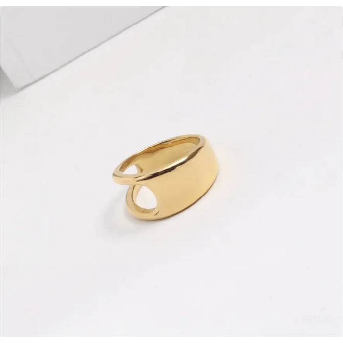 Annette - Contemporary Ring Gold-1