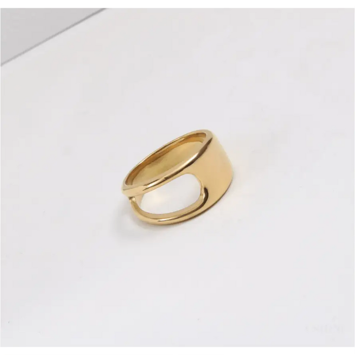 Annette - Contemporary Ring Gold-4