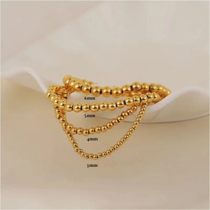 Aquilea - bracelets en perles d'or-5