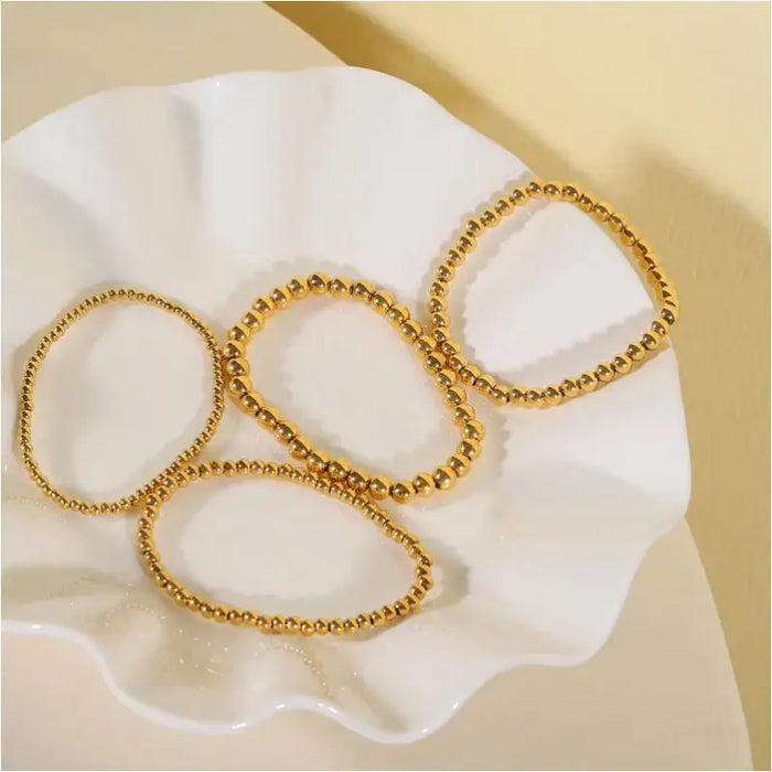 Aquilea - bracelets en perles d'or-7