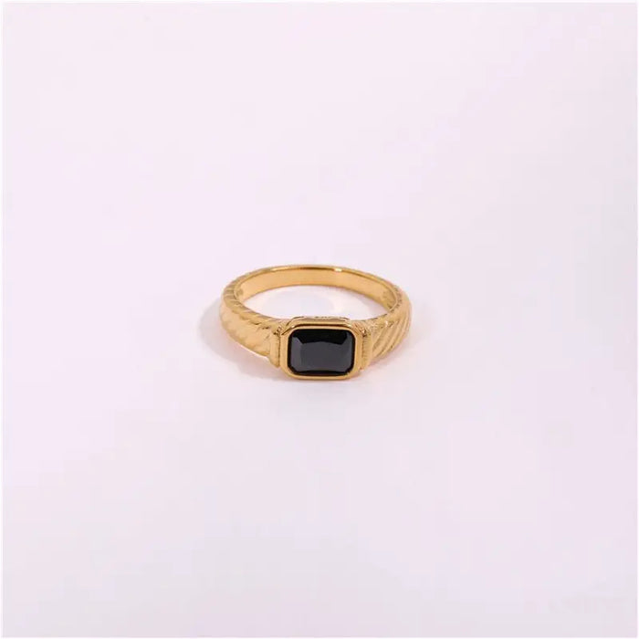 Bague en cristal d'obsidienne-7