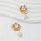 Barretta - Boucles d'oreilles nuptiales en perles-2