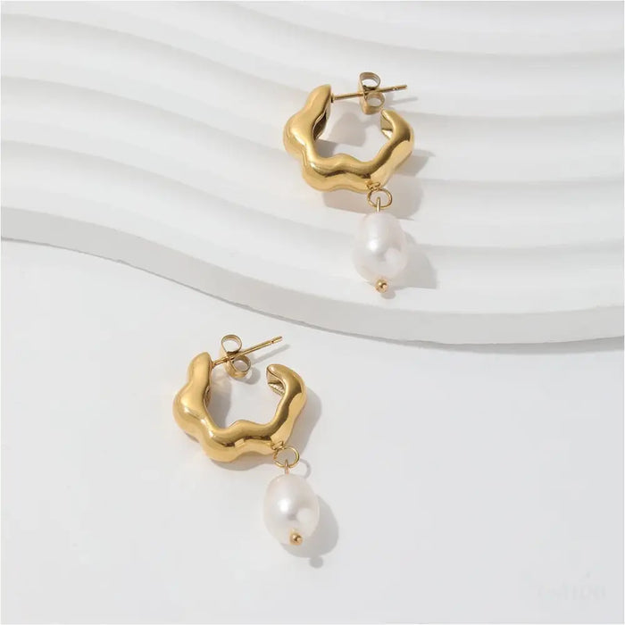 Barretta - Boucles d'oreilles nuptiales en perles-2