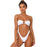 Bikini Anneaux Circulaires - Blanc / L - Bikini 2 pièces