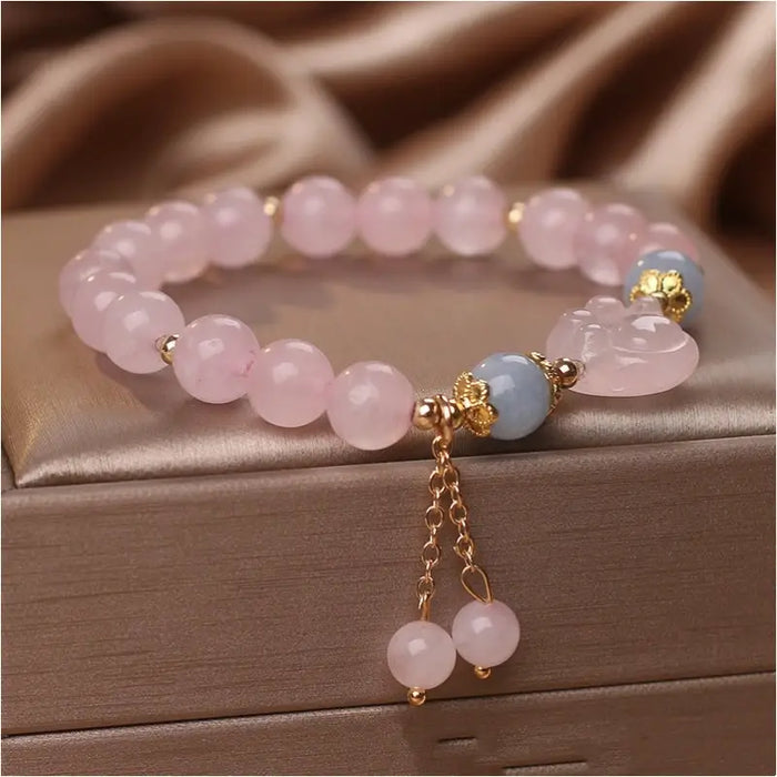 Bracelet Chat Rose Zodiac - Rose - Bijoux