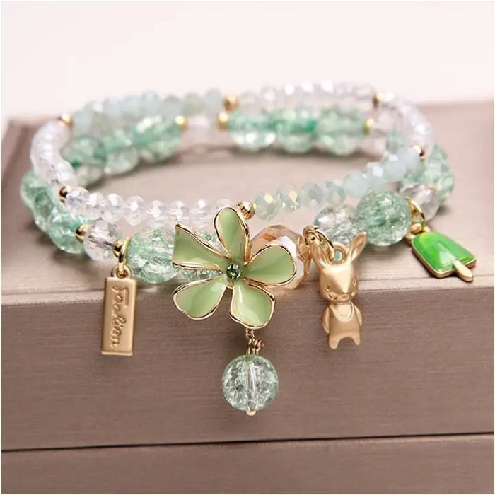 Bracelet Cristal Style Animal Zodiaque - Vert - Bracelet