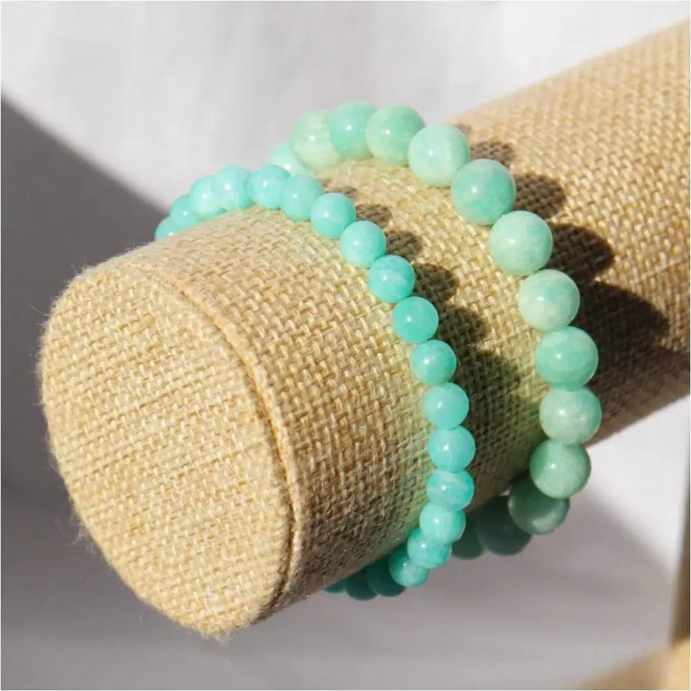 Bracelet en Amazonite ✦ Relations affectives, tendresse et bonheur-0