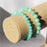 Bracelet en Amazonite ✦ Relations affectives, tendresse et bonheur-0