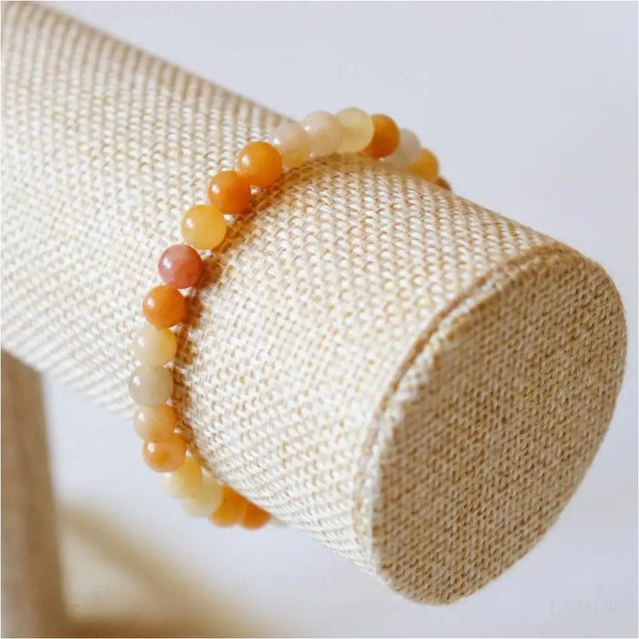 Bracelet en Aventurine jaune ✦ Opportunités, courage et émotions positives-2