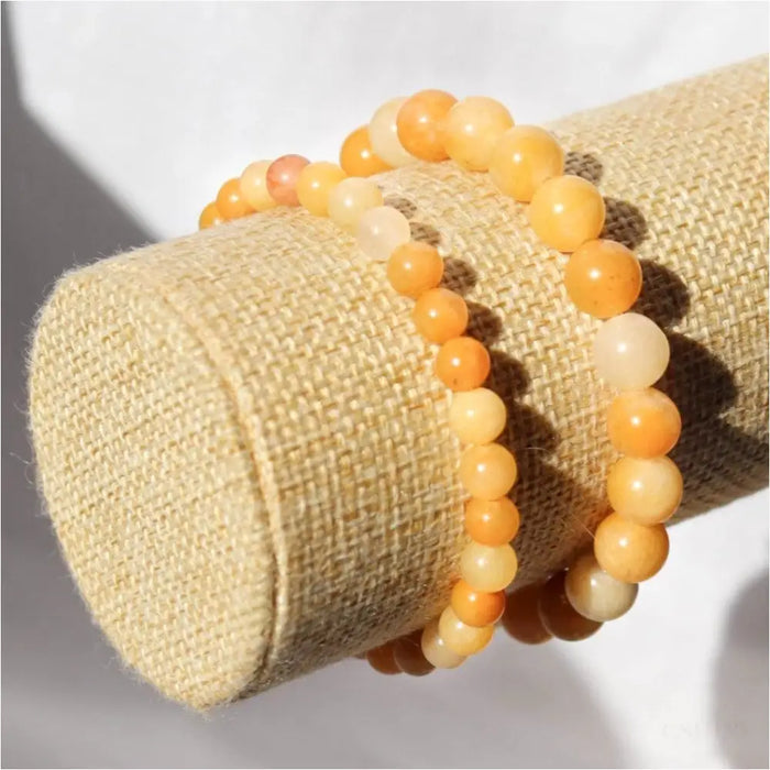 Bracelet en Aventurine jaune ✦ Opportunités, courage et émotions positives-0