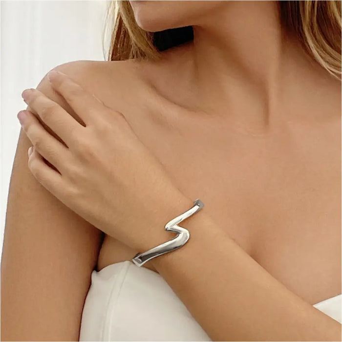 Bracelet en Or Brillant x1 - Argenté - Bijoux