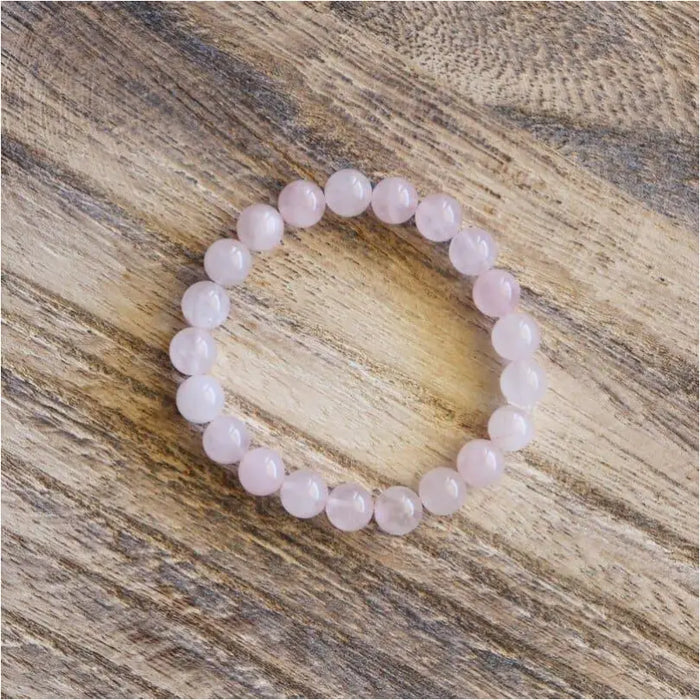 Bracelet en Quartz Rose ✦ Amour, Cœur et Harmonie-3