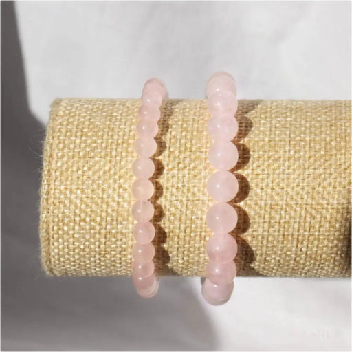 Bracelet en Quartz Rose ✦ Amour, Cœur et Harmonie-1