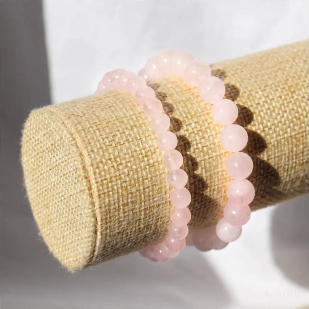 Bracelet en Quartz Rose ✦ Amour, Cœur et Harmonie-0