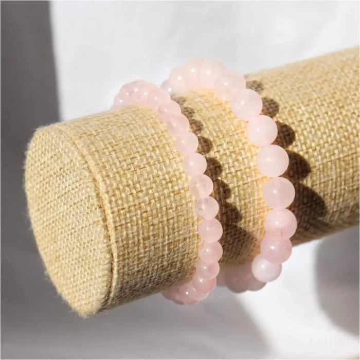 Bracelet en Quartz Rose ✦ Amour, Cœur et Harmonie-0