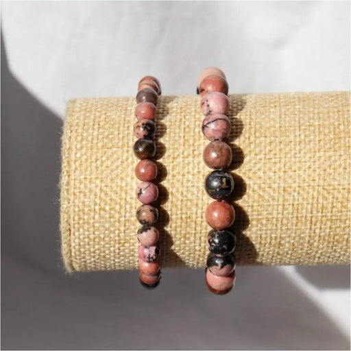 Bracelet en Rhodonite ✦ Anti-stress et bien-être émotionnel-1